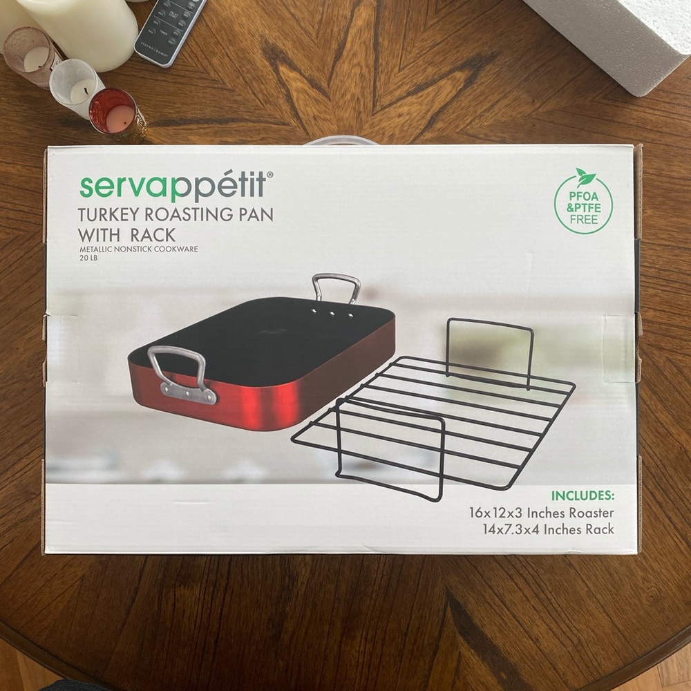 Servappetit Turkey Roasting Pan with Rack